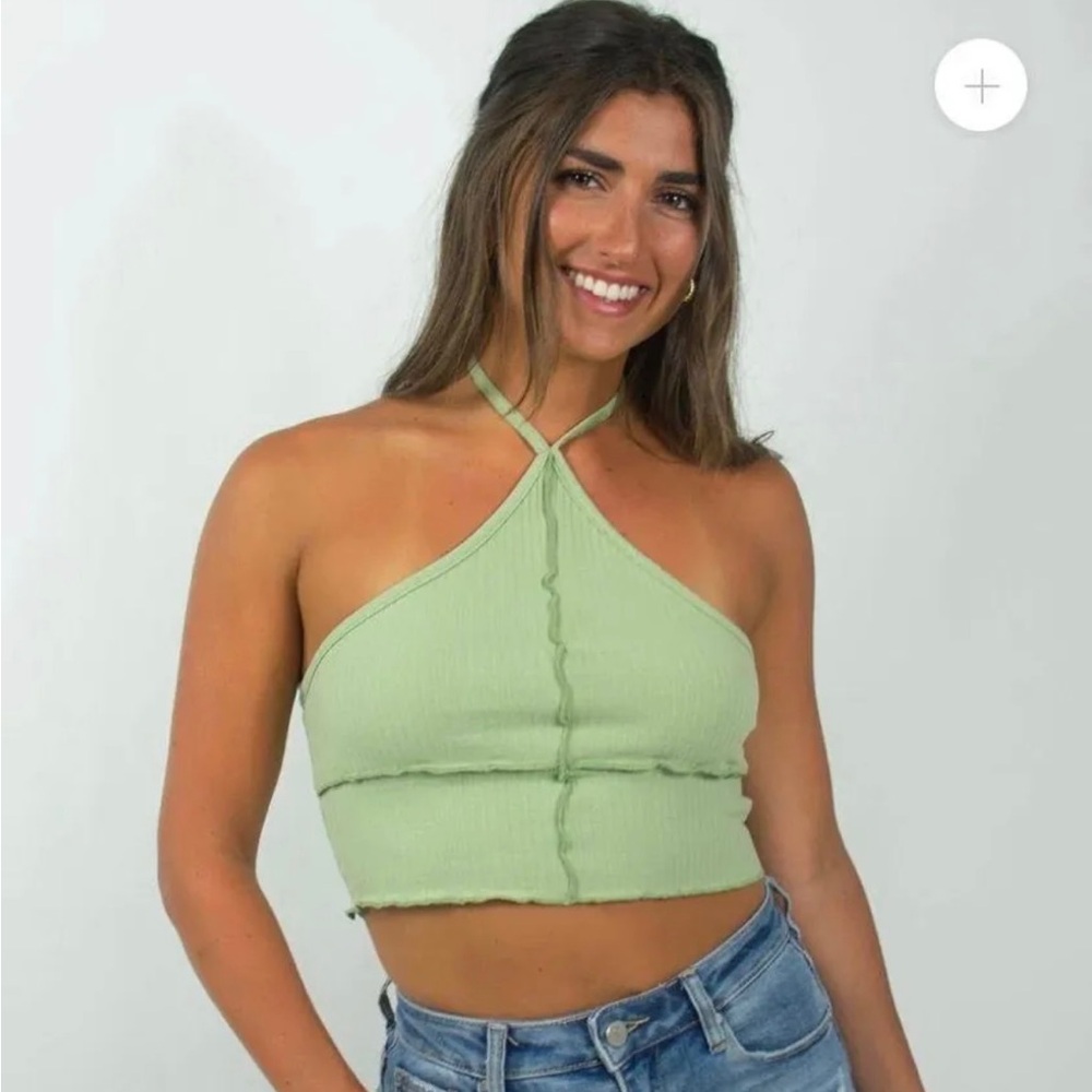 Grey Bandit Crop Top